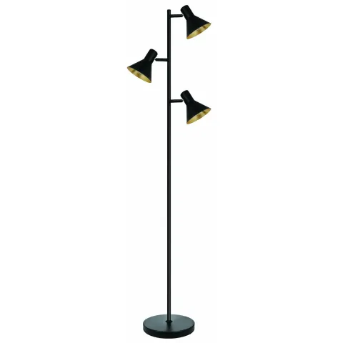 Lampadar HARVEY 4167400 Viokef E14, Negru, Grecia