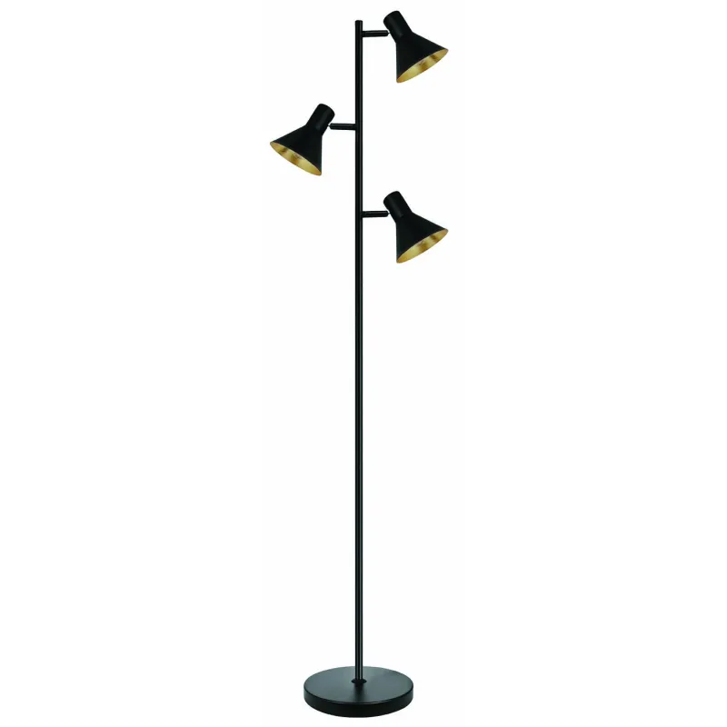 Lampadar HARVEY 4167400 Viokef E14, Negru, Grecia