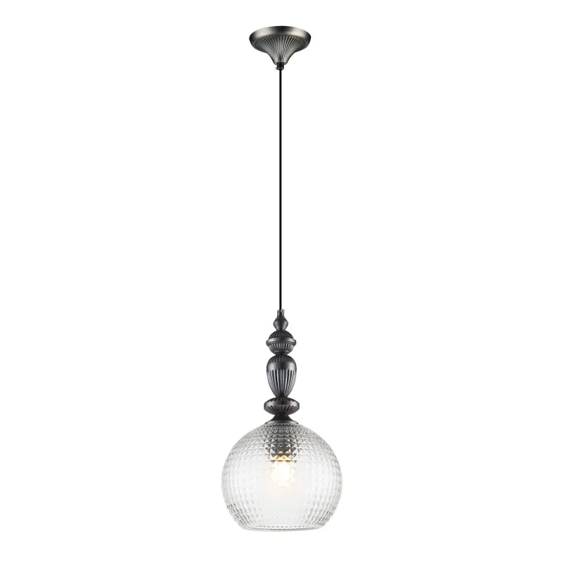Pendul TALISA 4169700 Viokef E27, Negru, Grecia