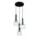 Suspensie TALISA 4169800 Viokef E27, Negru, Grecia