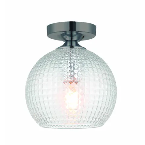 Plafoniera TALISA 4169900 Viokef E27, Transparent, Grecia