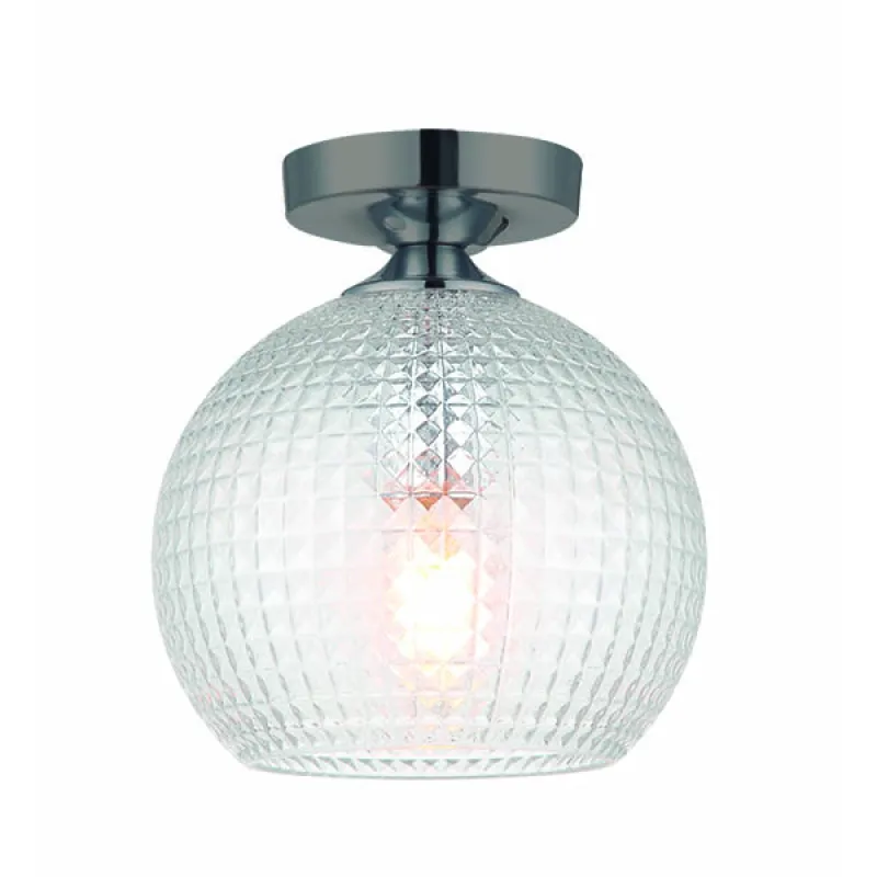 Plafoniera TALISA 4169900 Viokef E27, Transparent, Grecia