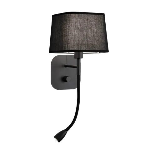 Aplica HENDRIX 4174601 Viokef E14, Negru, Grecia
