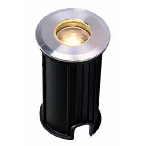 Spot Exterior Podea Incastrat LOTUS 4186700 Viokef LED, Argintiu, Grecia