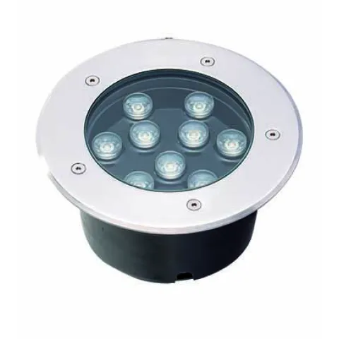 Spot Exterior Podea Incastrat LOTUS 4187000 Viokef LED, Argintiu, Grecia