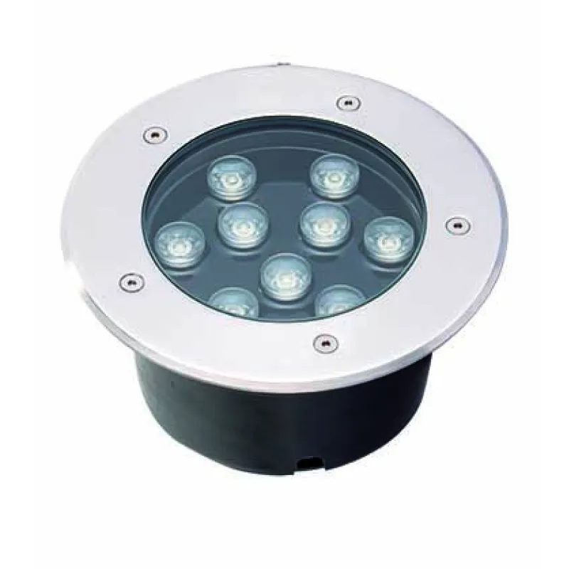 Spot Exterior Podea Incastrat LOTUS 4187000 Viokef LED, Argintiu, Grecia