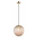 Pendul ASPA 4206101 Viokef E27, Amber, Grecia