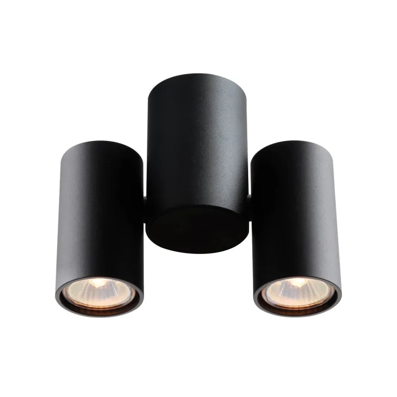 Downlight Aplicat NOBBY 4207901 Viokef GU10, Negru, Grecia