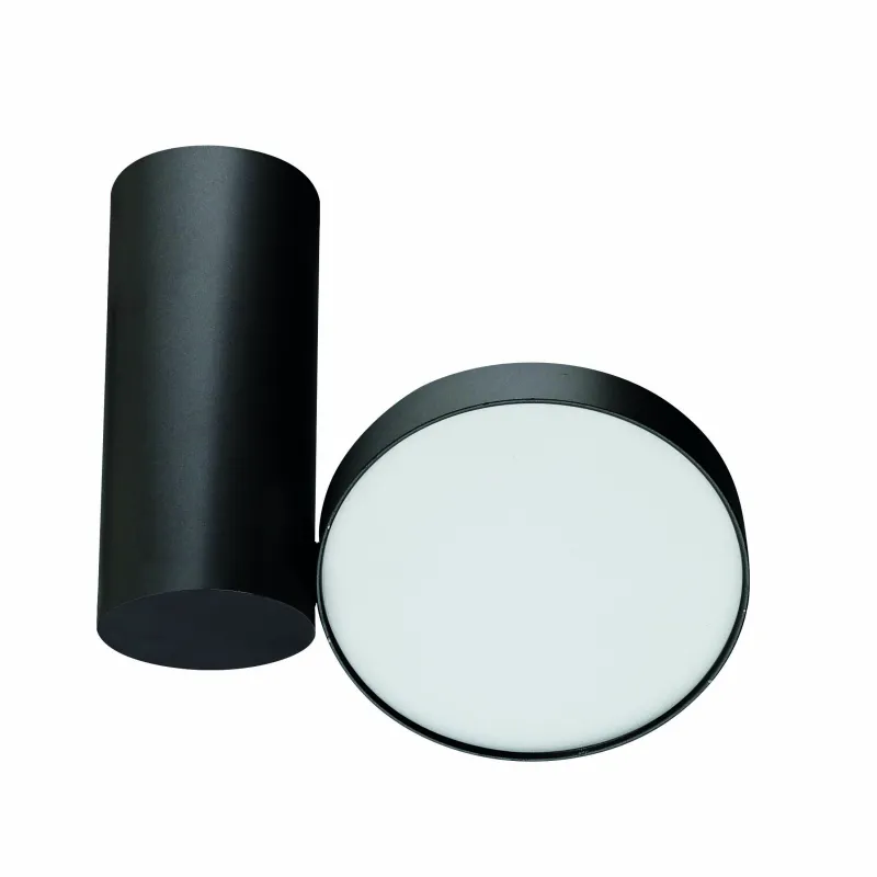 Downlight Aplicat MARKOS 4208201 Viokef LED, Negru, Grecia