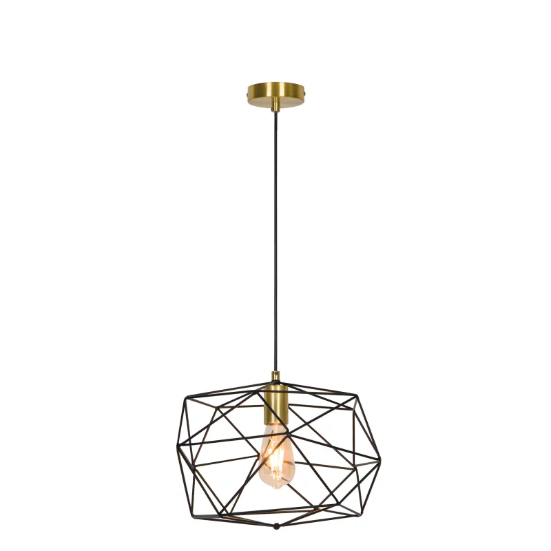 Pendul KOMODO 4217800 Viokef E27, Negru, Grecia