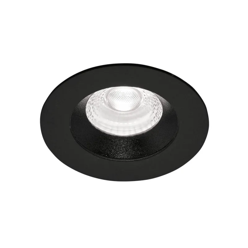 Downlight Incastrat TOP-SPOT 4219501 Viokef Negru, Grecia