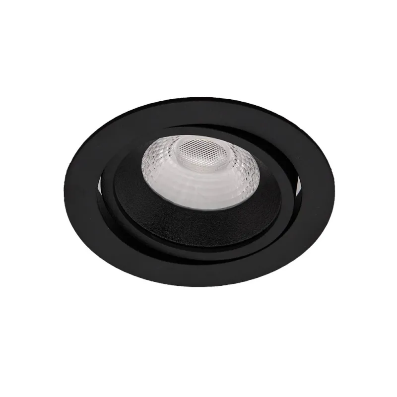 Downlight Incastrat TOP-SPOT 4219601 Viokef Negru, Grecia