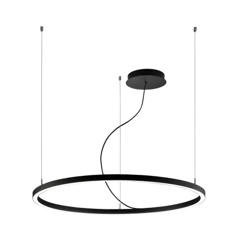 Suspensie VERDI 4224101 Viokef LED, Negru, Grecia
