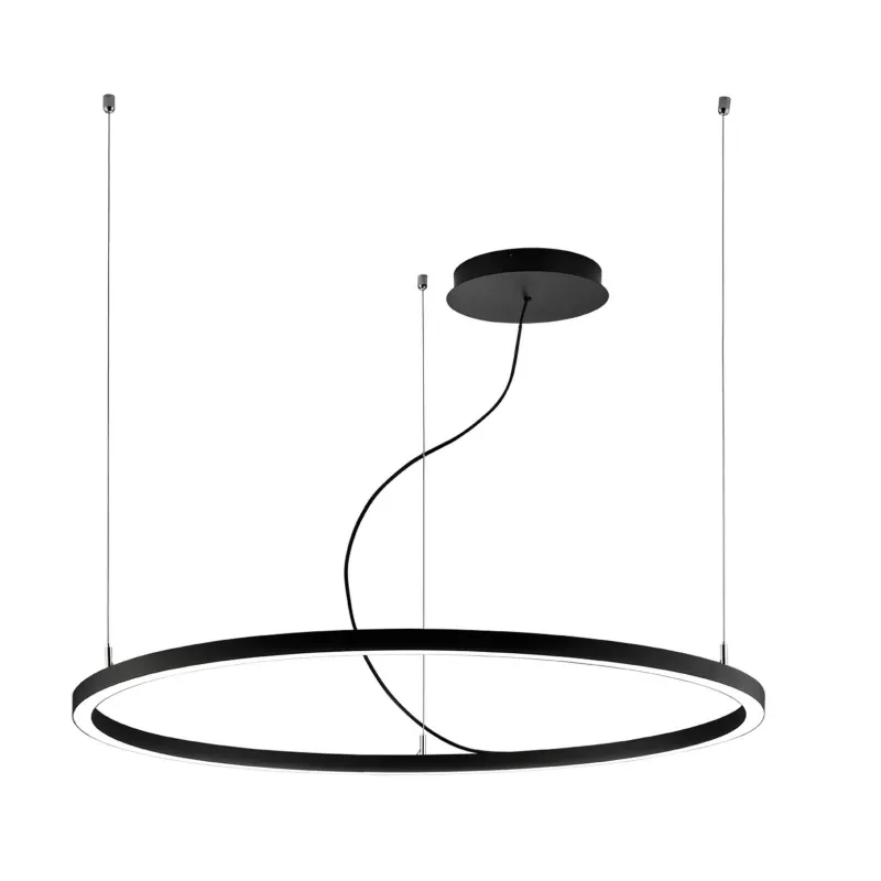 Suspensie VERDI 4224200 Viokef LED, Negru, Grecia