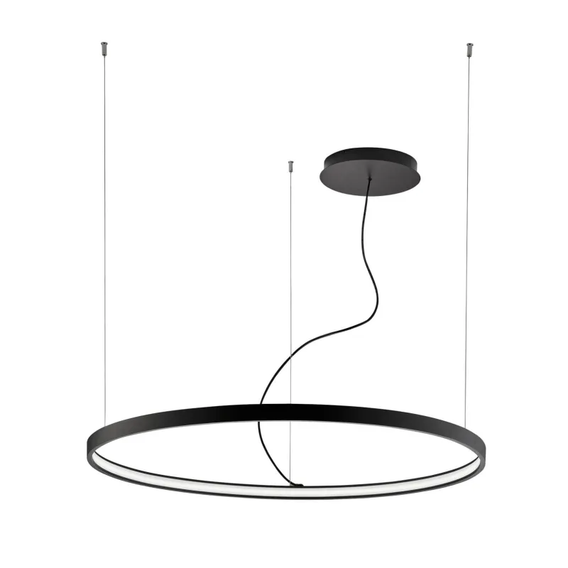 Suspensie VERDI 4224301 Viokef LED, Negru, Grecia