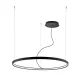 Suspensie VERDI 4224301 Viokef LED, Negru, Grecia