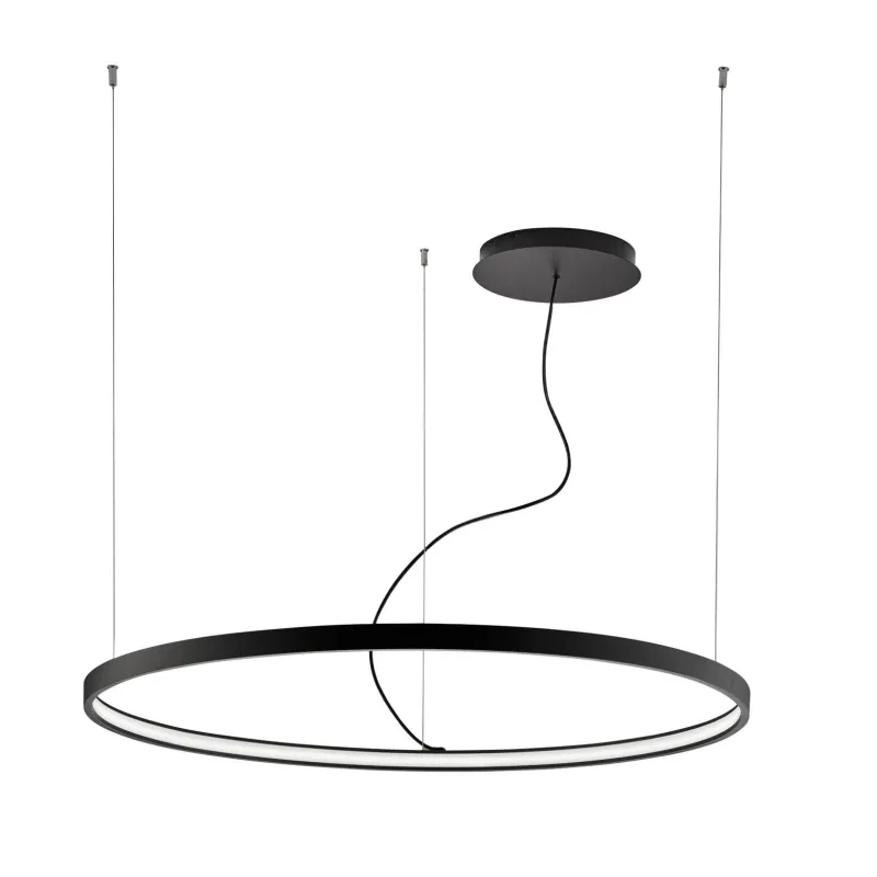 Suspensie VERDI 4224400 Viokef LED, Negru, Grecia