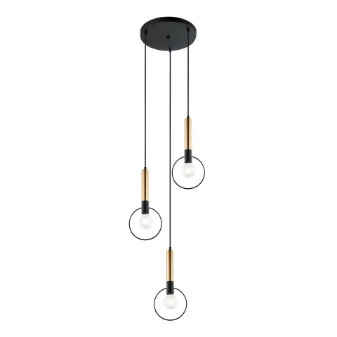 Suspensie STAR 4230400 Viokef E27, Negru, Grecia