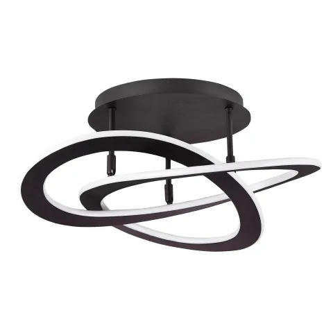 Lustra Plafon CHARLIE 4235700 Viokef LED, Negru, Grecia