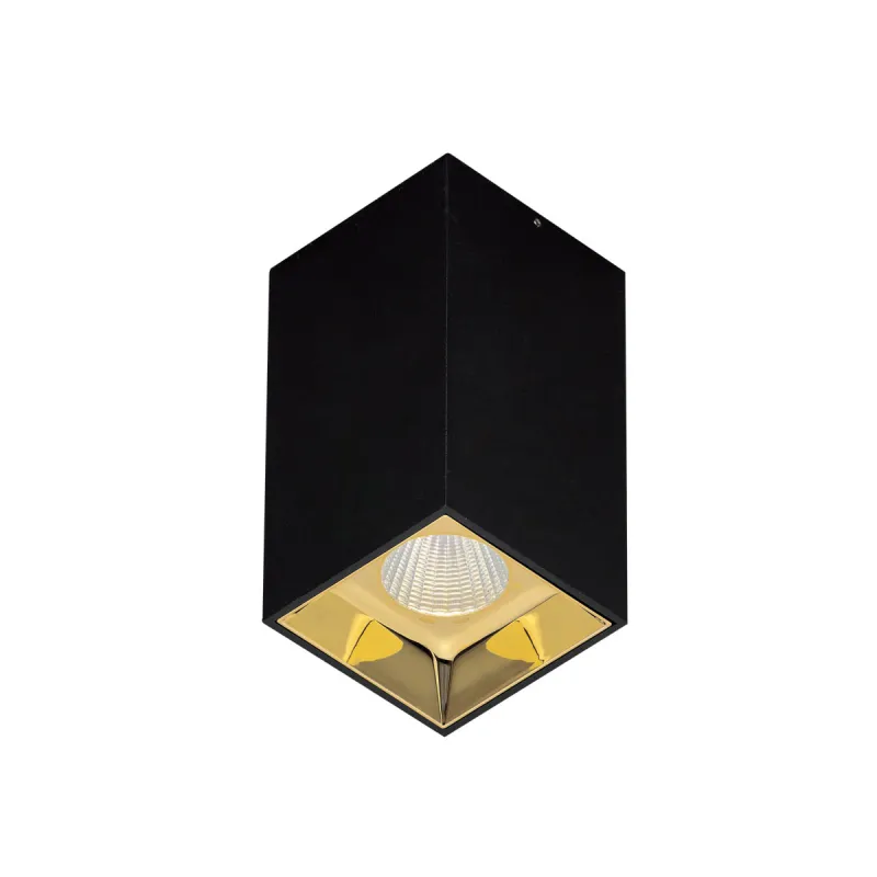 Downlight Aplicat GLAM 4240501 Viokef LED, Negru, Grecia