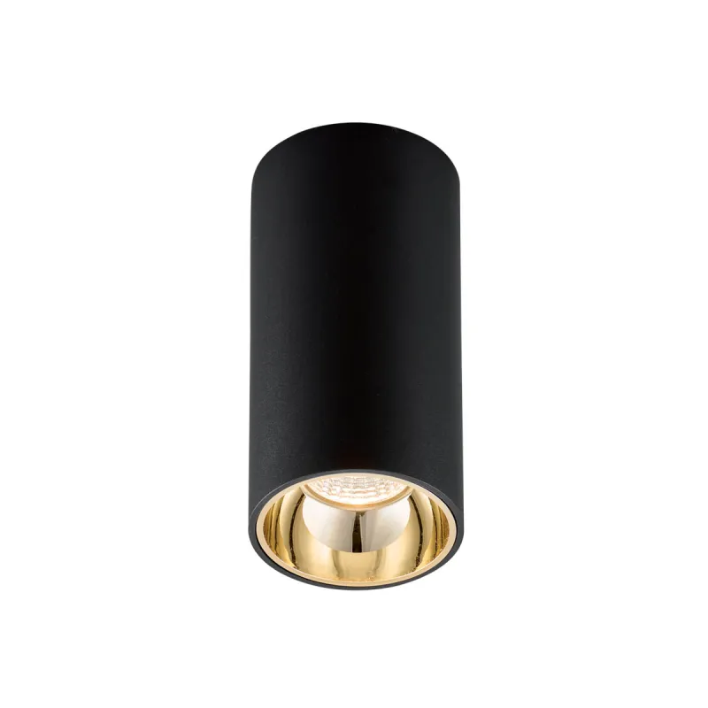 Downlight Aplicat GLAM 4240601 Viokef LED, Negru, Grecia