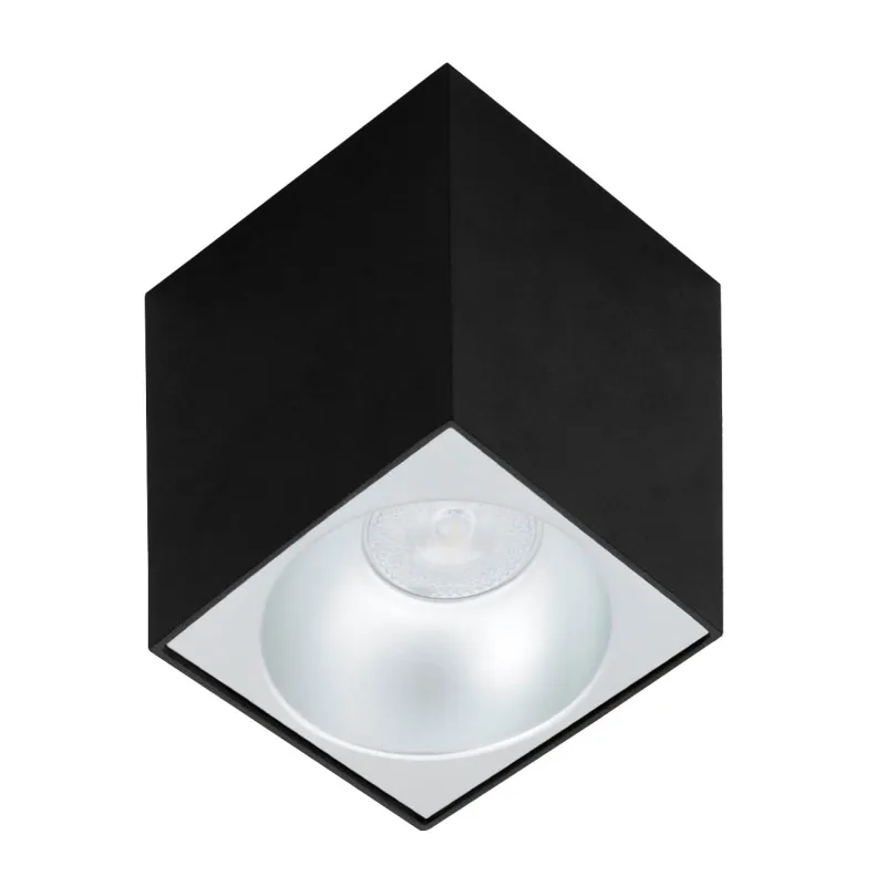 Downlight Aplicat JHONNY 4240701 Viokef GU10, Negru, Grecia