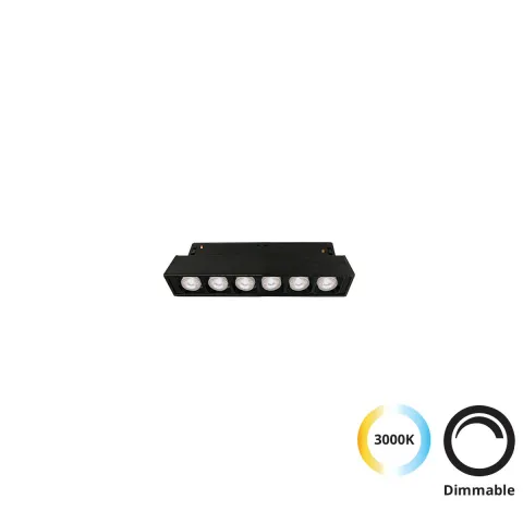Downlight Sina Magnetica MAGNETIC 4244401 Viokef LED, Negru, Grecia