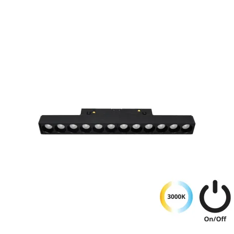 Downlight Sina Magnetica MAGNETIC 4244402S Viokef LED, Negru, Grecia