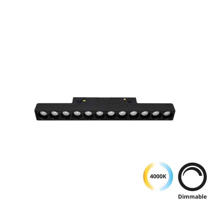 Downlight Sina Magnetica MAGNETIC 4244412 Viokef LED, Negru, Grecia