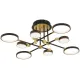 Lustra Plafon PERSA 4251200 Viokef LED, Negru, Grecia