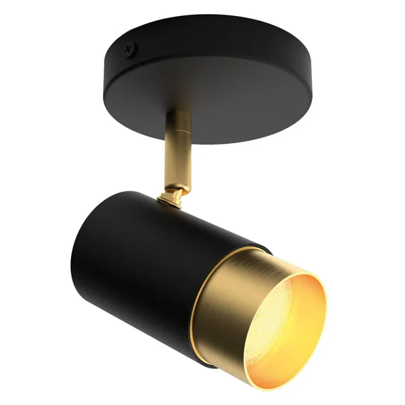 Downlight Aplicat ZIGGY 4252400 Viokef GU10, Negru, Grecia