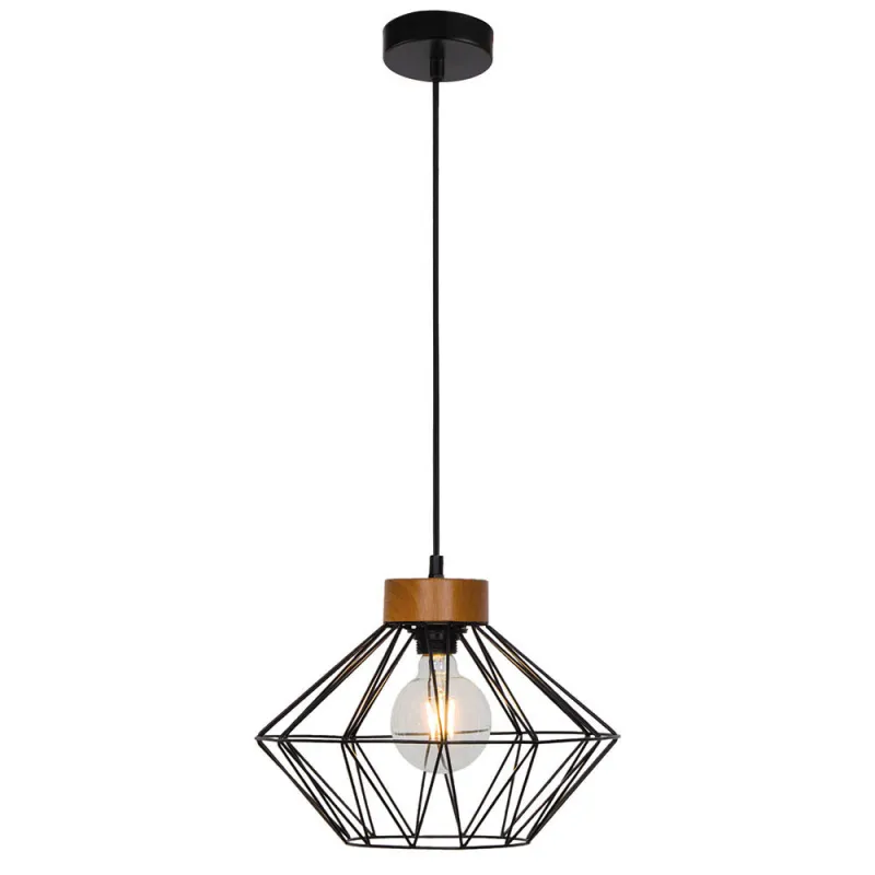 Pendul VEGA 4254100 Viokef E27, Negru, Grecia