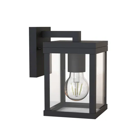 Aplica Exterior KEROS 4254900 Viokef E27, Negru, Grecia