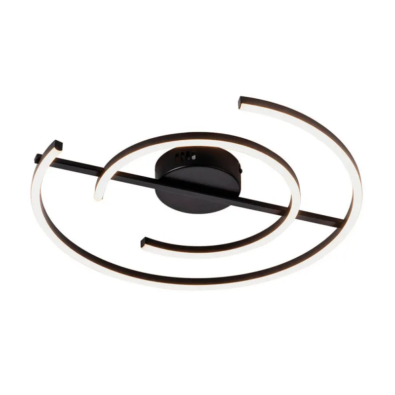 Lustra Plafon NOLA 4256500 Viokef LED, Negru, Grecia