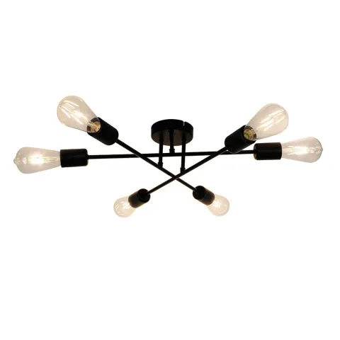 Candelabru FREESTYLE 4257600 Viokef E27, Negru, Grecia