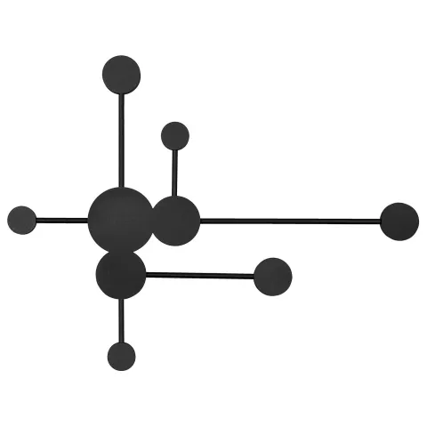 Aplica MOSAIC 4267100 Viokef LED, Negru, Grecia