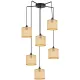 Suspensie ERICA 4275000 Viokef E14, Natural, Grecia