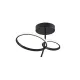 Lustra Plafon DOUBLE 4275900 Viokef LED, Negru, Grecia