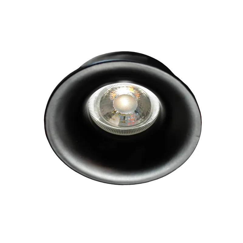 Downlight Incastrat MOON 4279601 Viokef GU10, Negru, Grecia