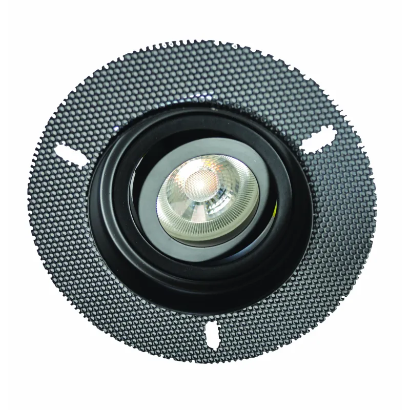 Downlight Incastrat MASK 4279701 Viokef GU10, Negru, Grecia