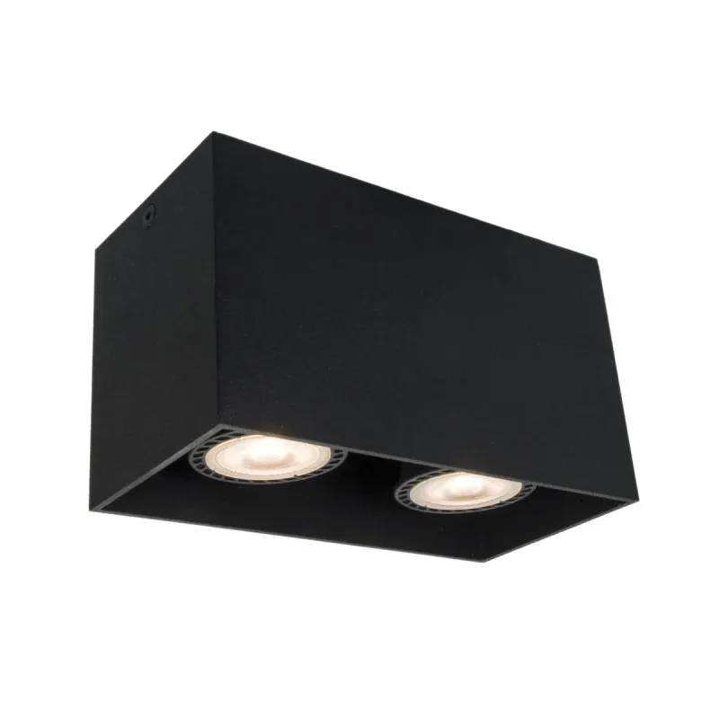 Downlight Aplicat DICE 4279801 Viokef GU10, Negru, Grecia