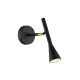 Aplica MELODY 4283700 Viokef GU10, Negru, Grecia