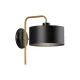 Aplica SEVENTY S 4284200 Viokef E27, Negru, Grecia