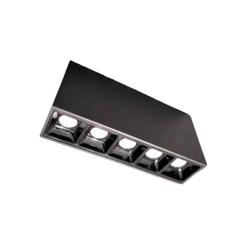 Downlight Aplicat ADEN 4287400 Viokef LED, Negru, Grecia
