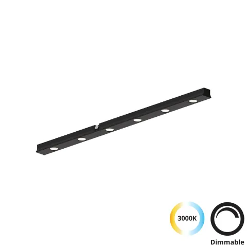 Downlight Sina Magnetica Slim SLIM MAGNETIC 4288500 Viokef LED, Negru, Grecia