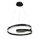 Suspensie CAPRI 4291300 Viokef LED, Negru, Grecia