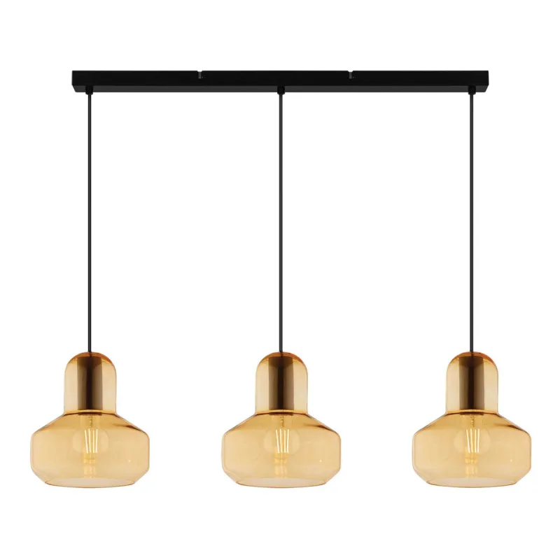 Suspensie MANDY 4295900 Viokef E27, Amber, Grecia