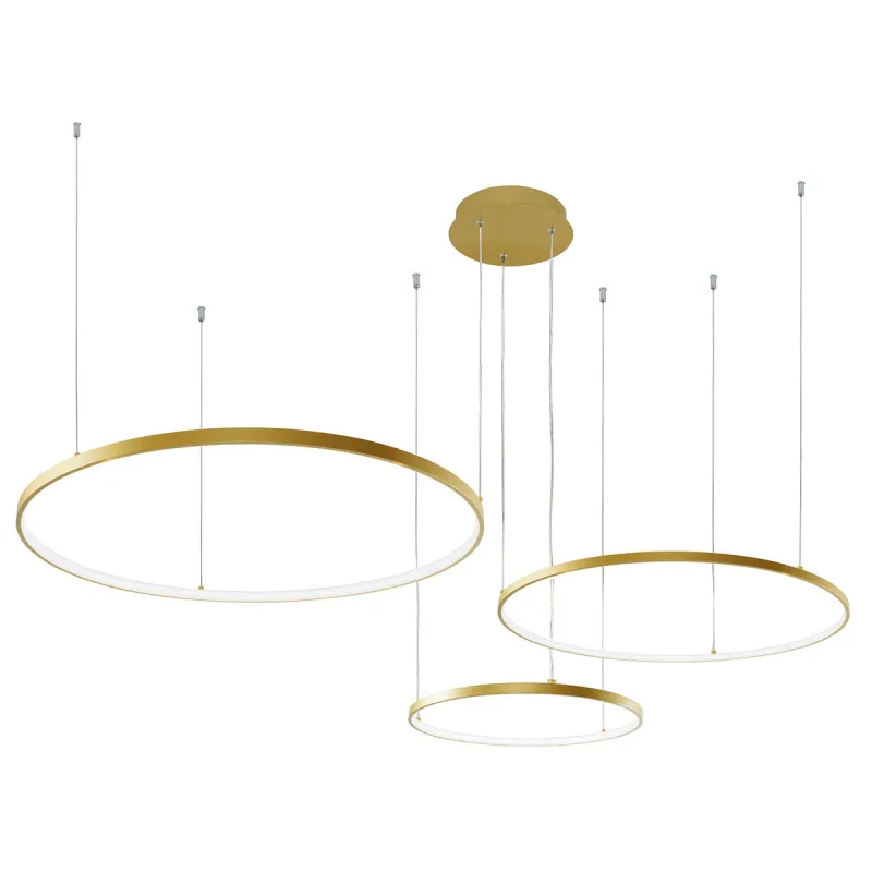 Suspensie MAXIMOS 4301101 Viokef LED, Auriu, Grecia