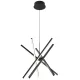 Suspensie RAY 4301300 Viokef LED, Negru, Grecia