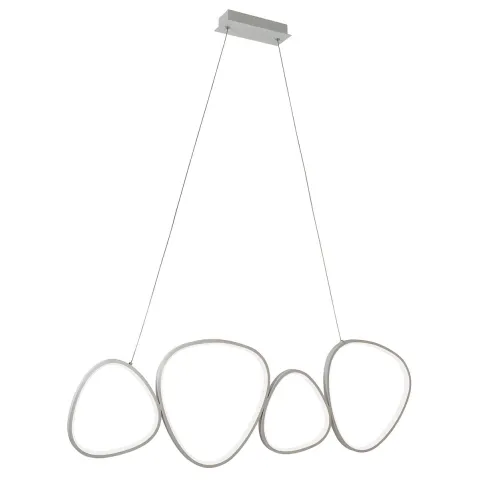 Suspensie HELIX 4301700 Viokef LED, Argintiu, Grecia